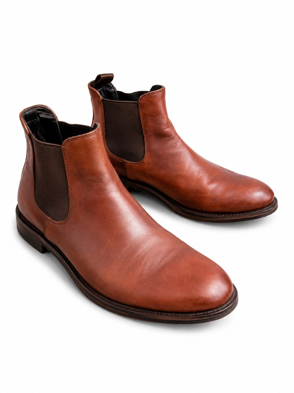 To Boot Leather Chukka Boots in Brown